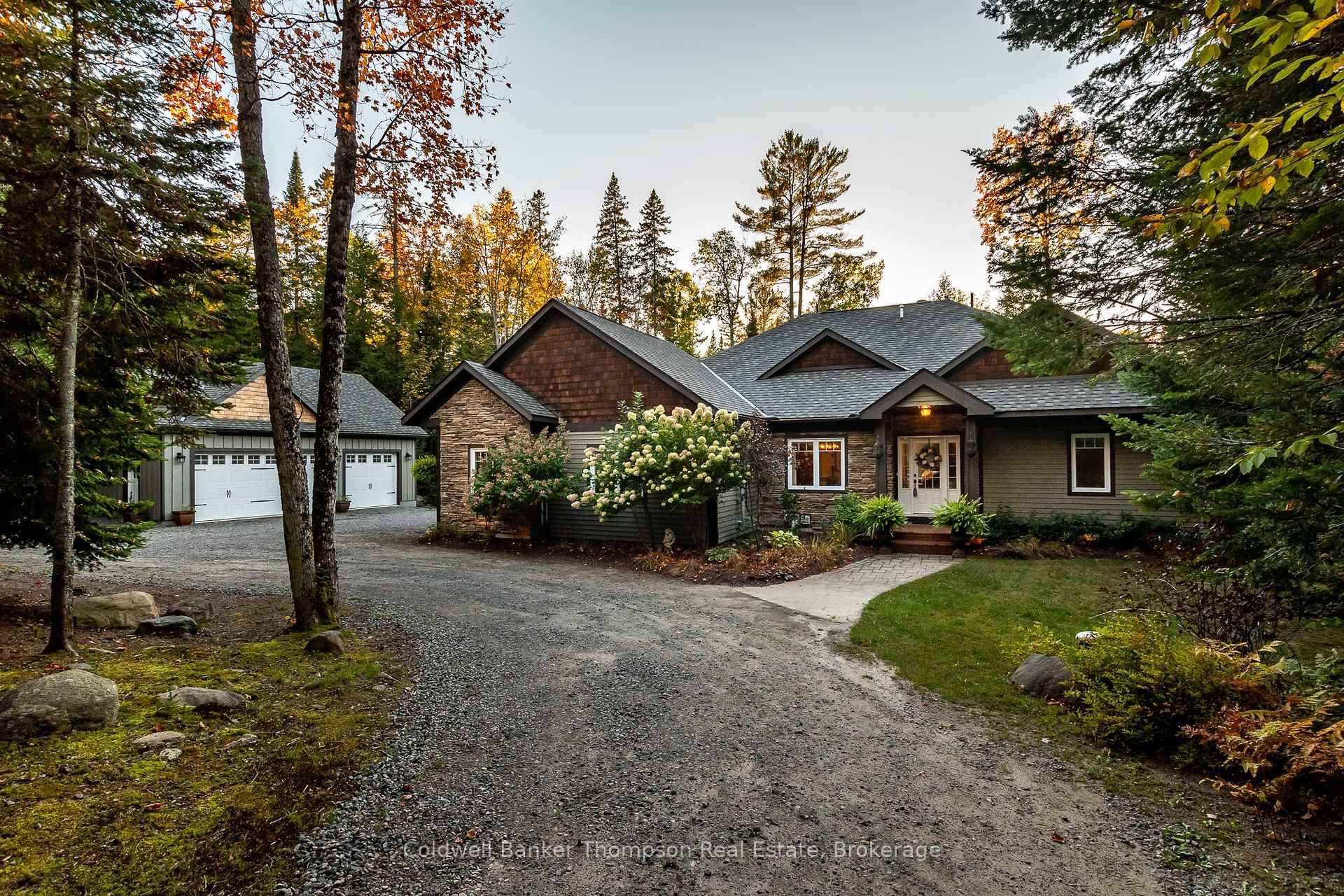 At the end of a dead end municipally maintained road sits this exceptional property.
