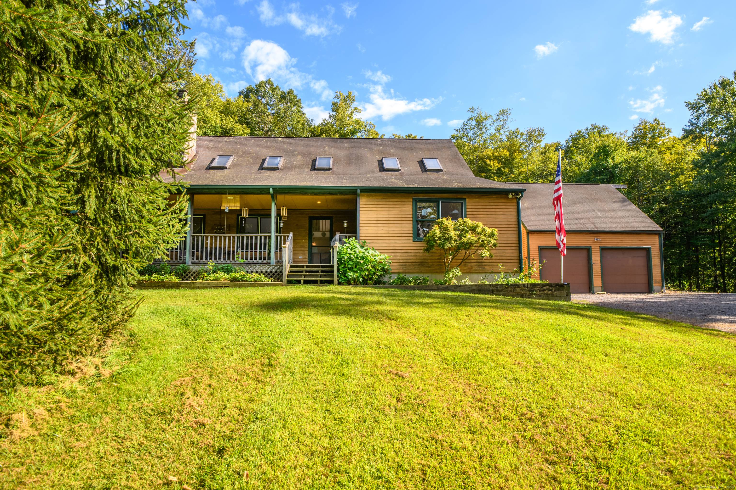 If privacy in the Litchfield Hills is your aspiration, this is the house for you.