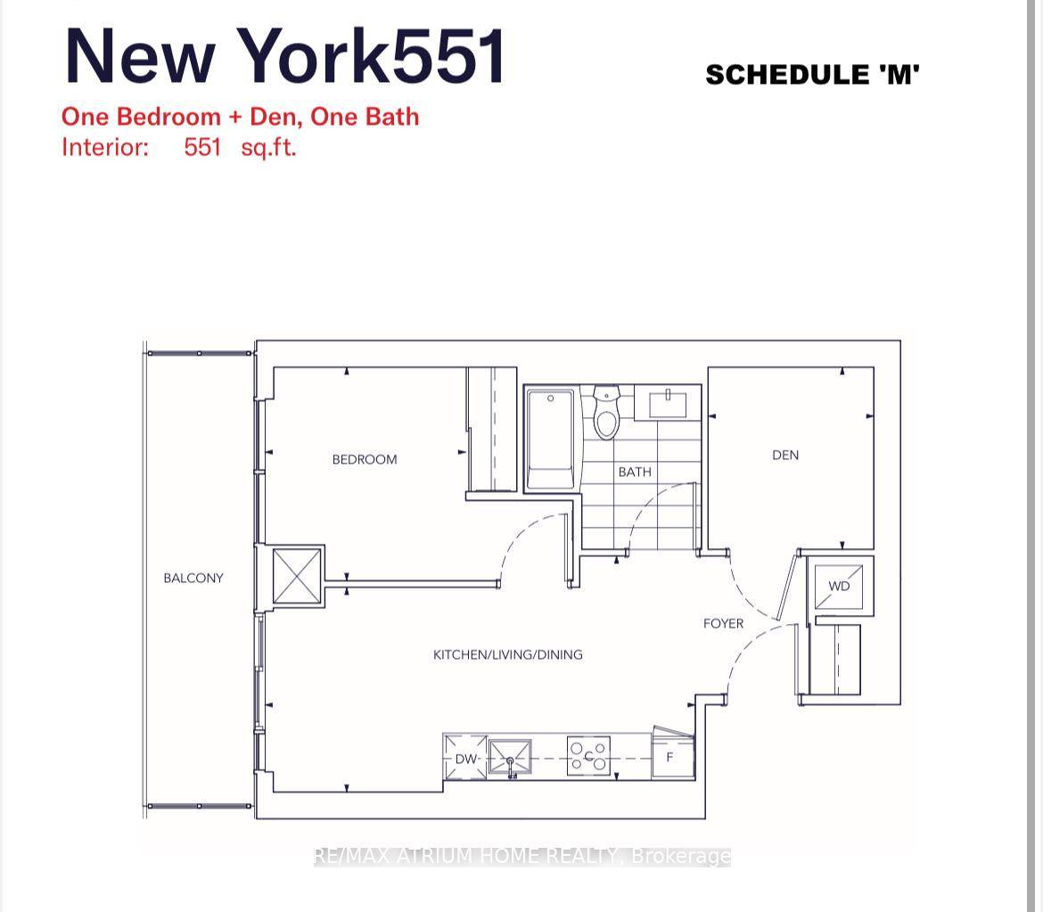 Welcome To 225 Commerce St 6507 A Brand New 1 Den With A Smart And Functional Layout.