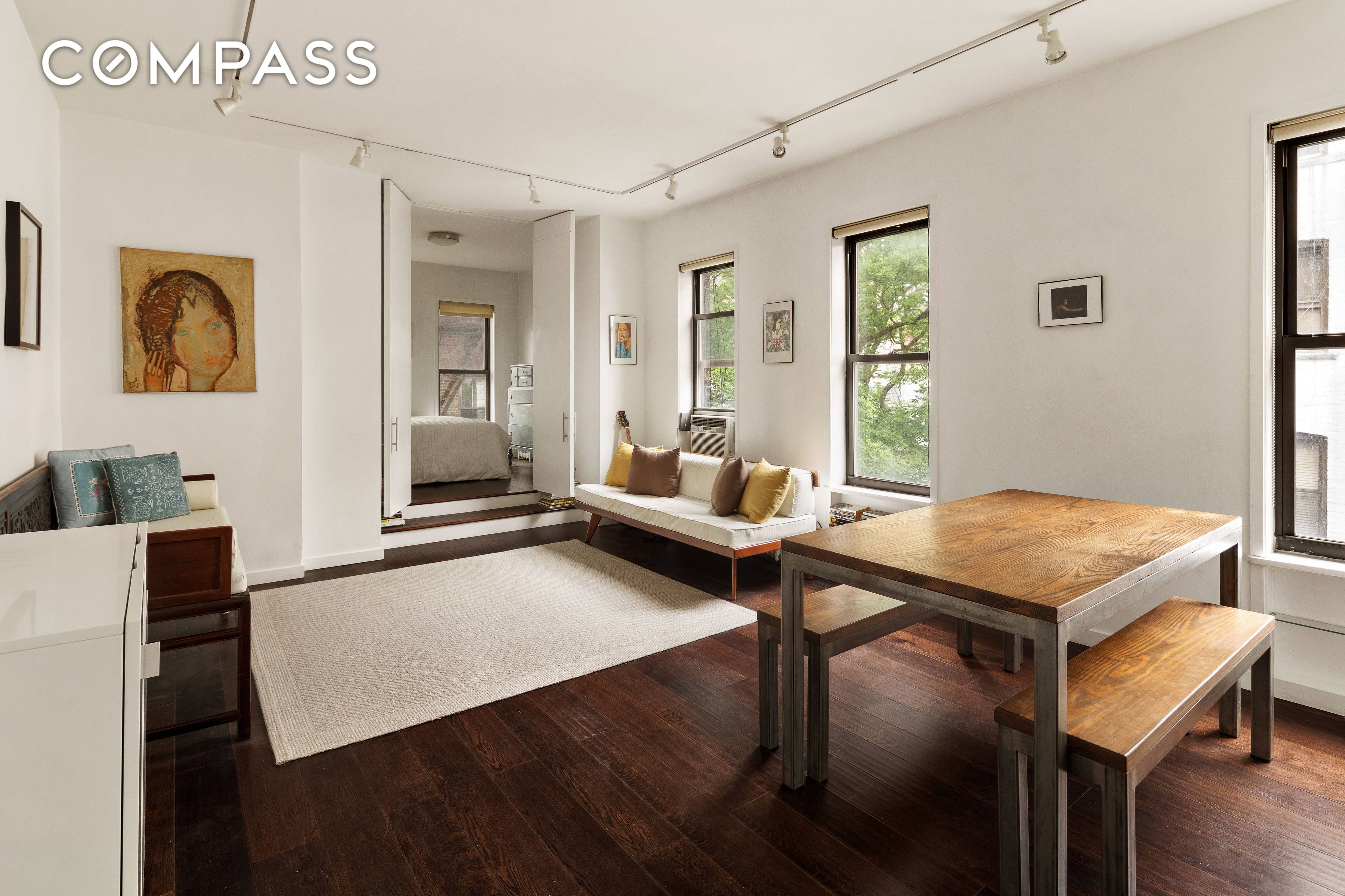 Experience the serenity of East Village living at 224 East 11th Street, Unit 19, nestled in one of Manhattan's most special blocks.