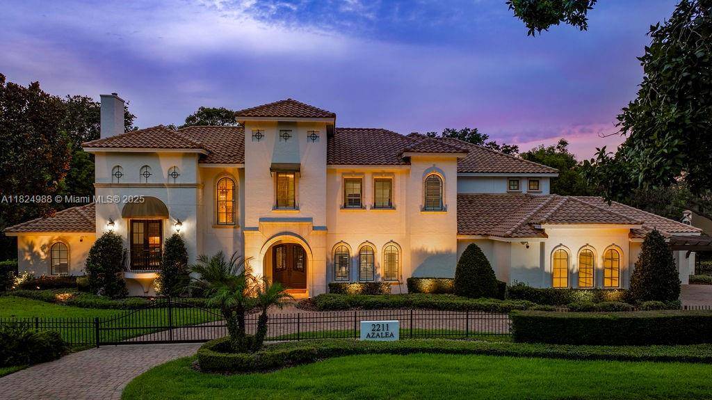 Luxurious waterfront estate in one of Winter Park s most prestigious neighborhoods, offering 7, 278 SF of elegant living with direct canal access to Lake Maitland.