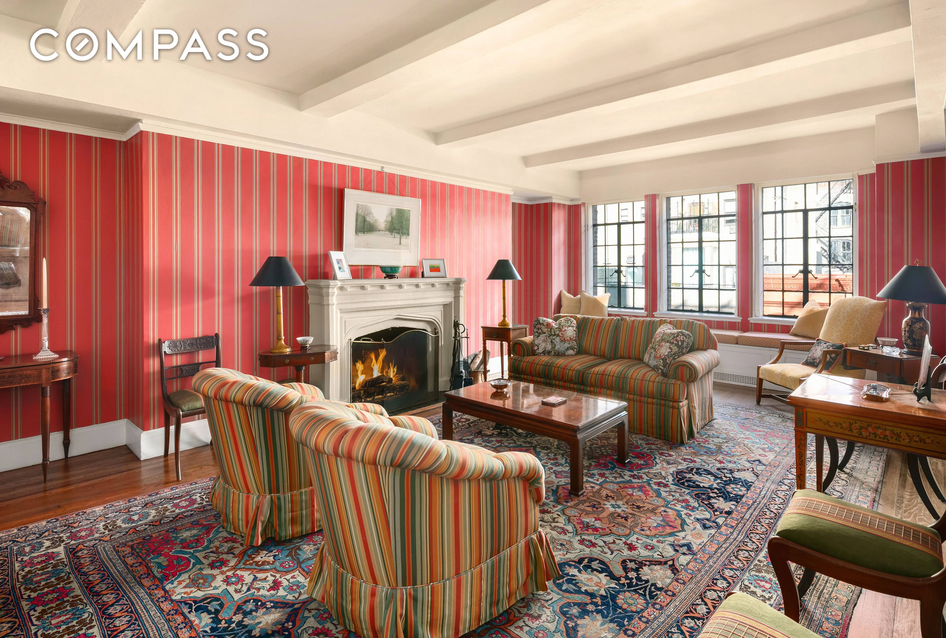 Rarely does the front facing 2 bedroom I line become available in this top prewar Greenwich Village cooperative at 40 50 East 10th Street.