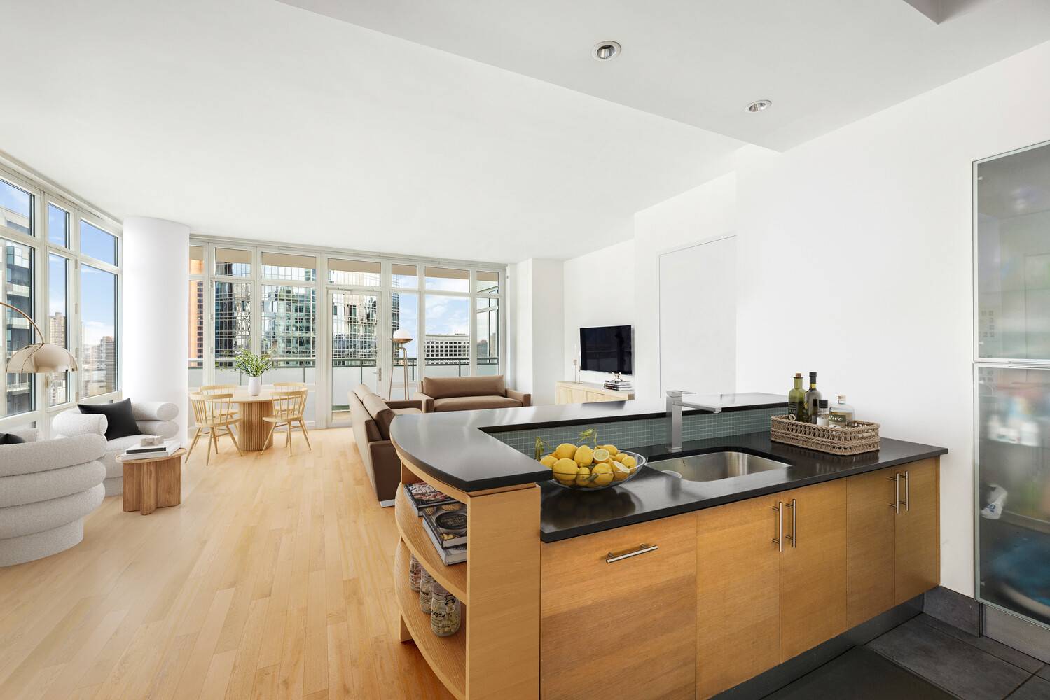 Dreamy New York City Living Owner occupied advanced noticed required Photos are virtually staged Deeded storage This elegantly maintained corner residence offering two bedrooms and two bathrooms combines generous proportions ...