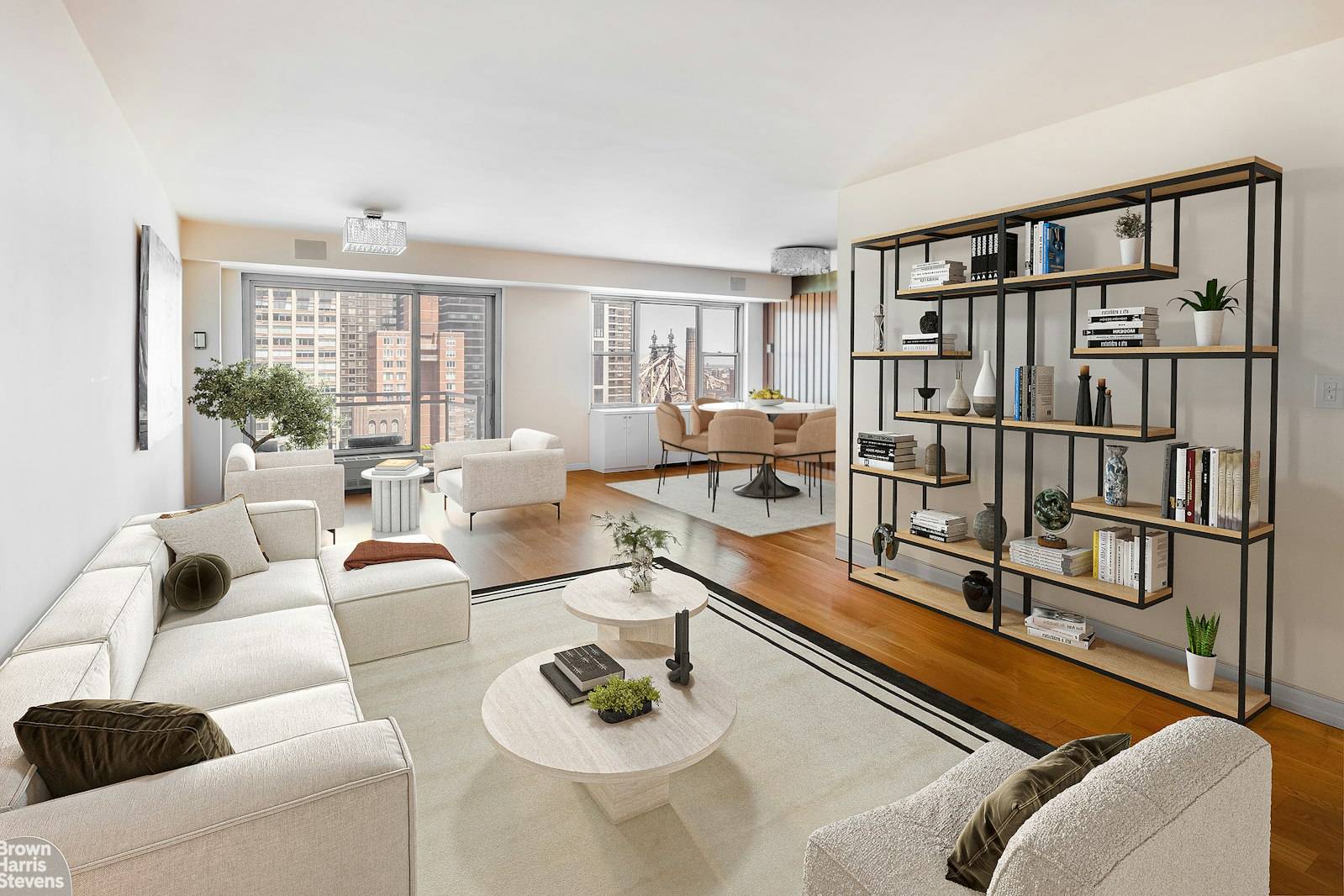 This luxurious Sutton Place Neighborhood is now offering a sprawling high floor, two bedrooms, two bath home.