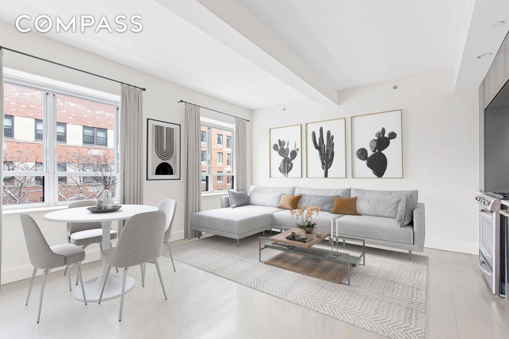 Embrace luxury living in the heart of Hell s Kitchen in this pristine one bedroom home.