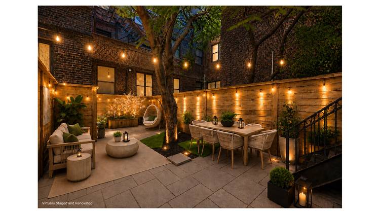 Located in the heart of Cobble Hill, one of Brooklyn's most charming and sought after brownstone neighborhoods, this beautifully renovated garden floor through residence offers a rare blend of tranquility, ...