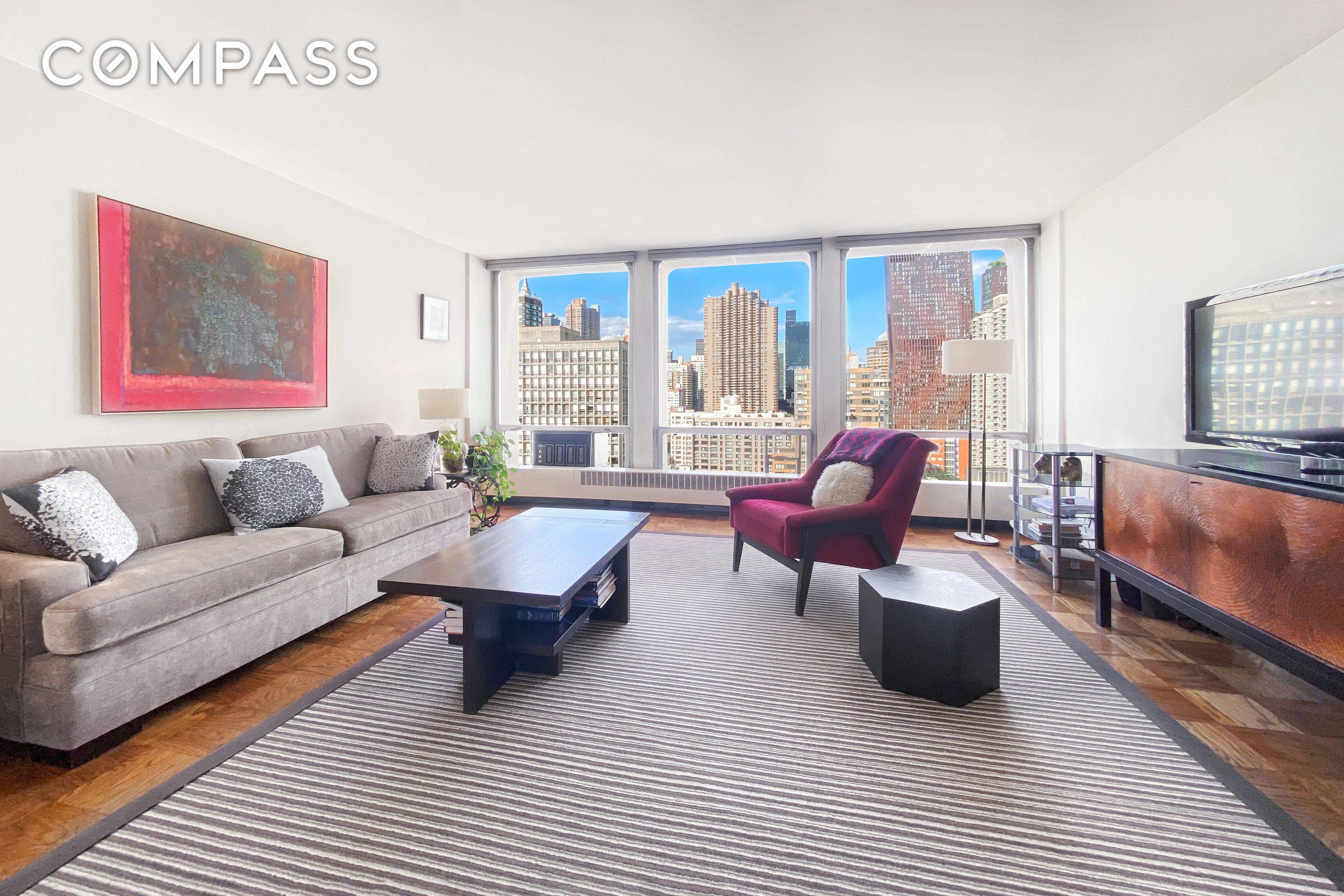 Extra large, high floor one bedroom at I.