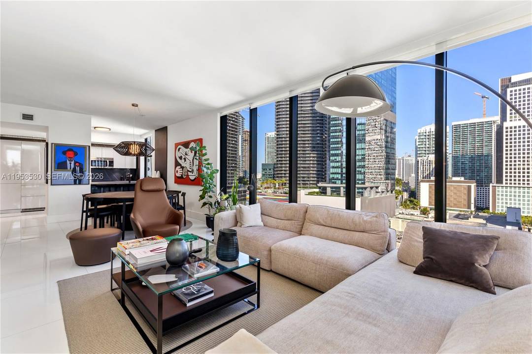 Fully furnished luxury residence in the heart of Brickell with stunning ocean and city views.