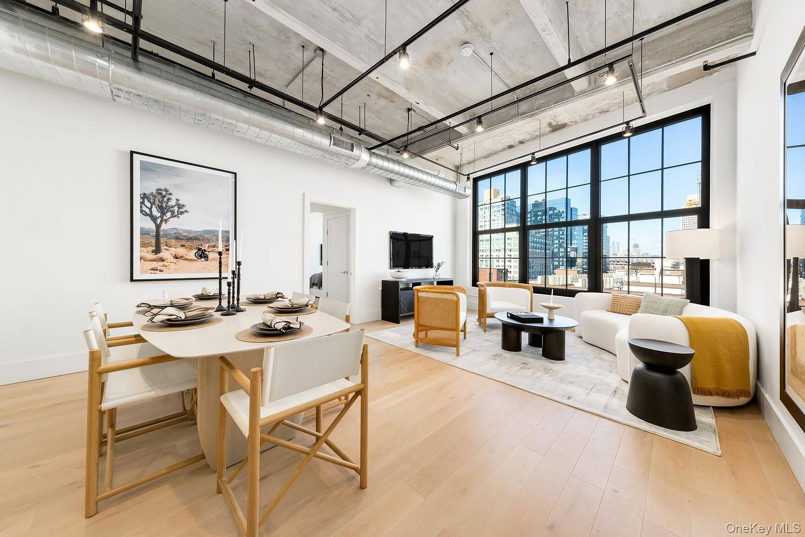 Experience a luxurious rental lifestyle in one of the city s most desirable waterfront neighborhoods in this impeccably crafted 2 bedroom, 2 bathroom corner apartment at Williamsburg Lofts.