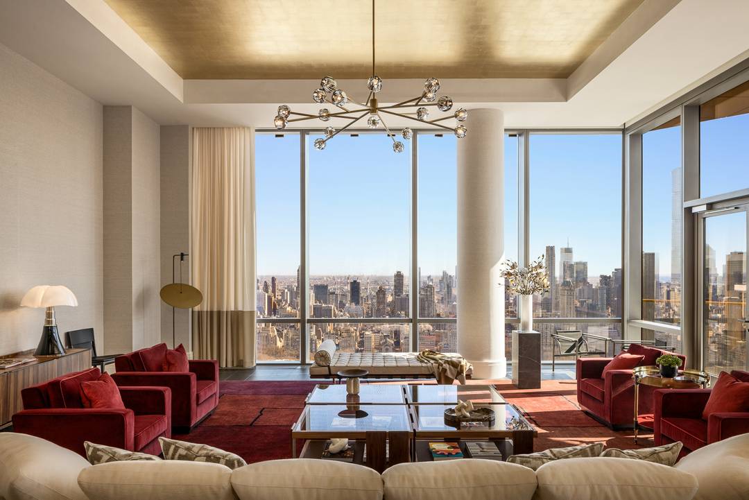 Tower residence 56S is a gracious 4, 982 square foot, half floor home with, 5 bedrooms, 6.
