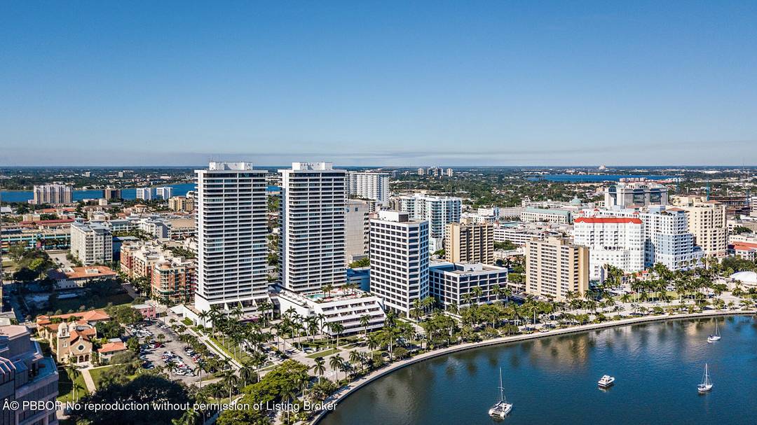 Enjoy beautiful sunrises and sunsets from two balconies, east over the Intracoastal and ocean and west to the burgeoning city of West Palm Beach.