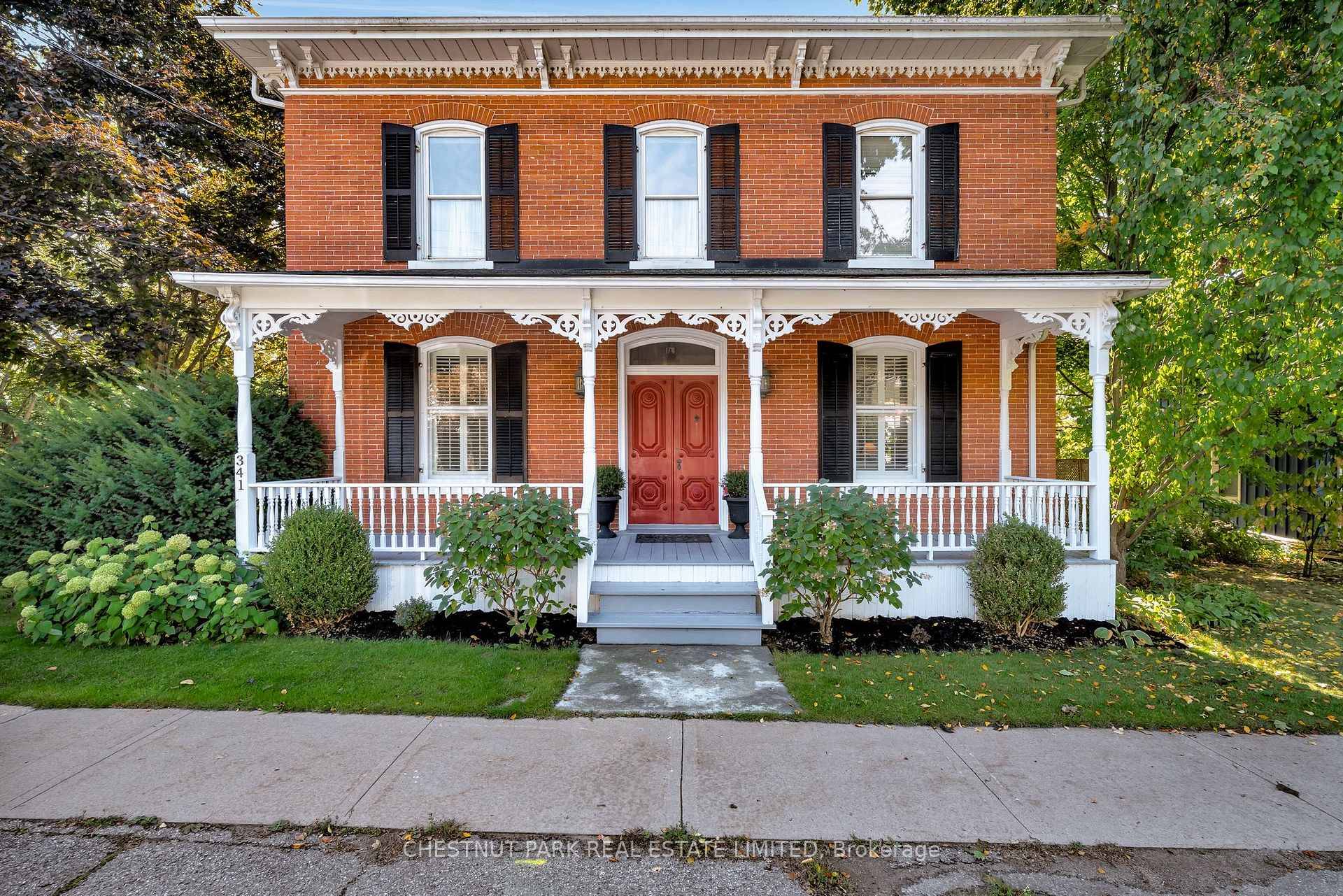 An architectural jewel of Bloomfield Main Street, 341 is a beautifully preserved century home with stylish modern amenities.