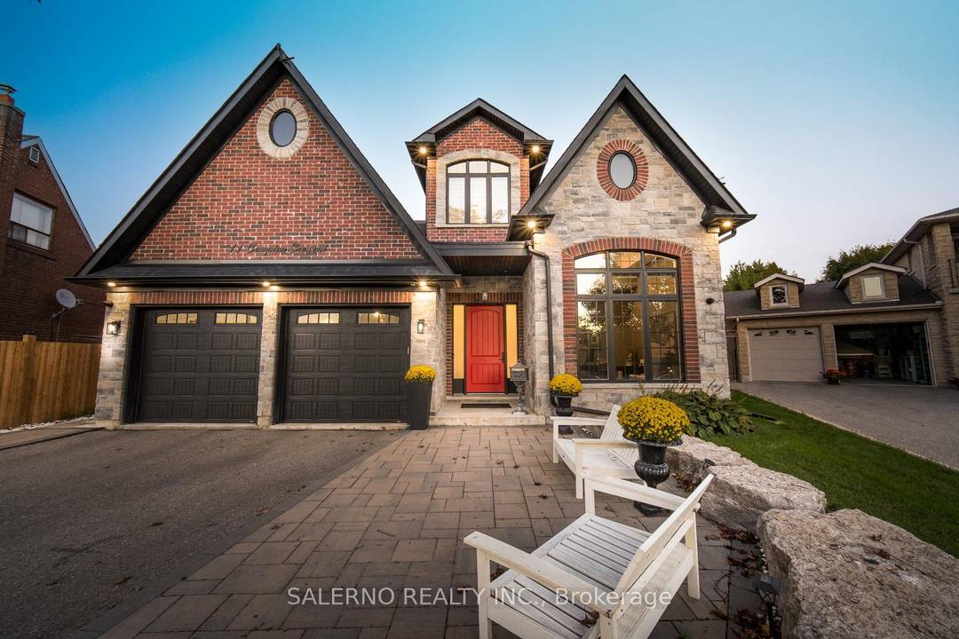 Welcome To 11 Compton Crescent, A Custom Built Bungaloft Nestled On A Quiet Street In North York.