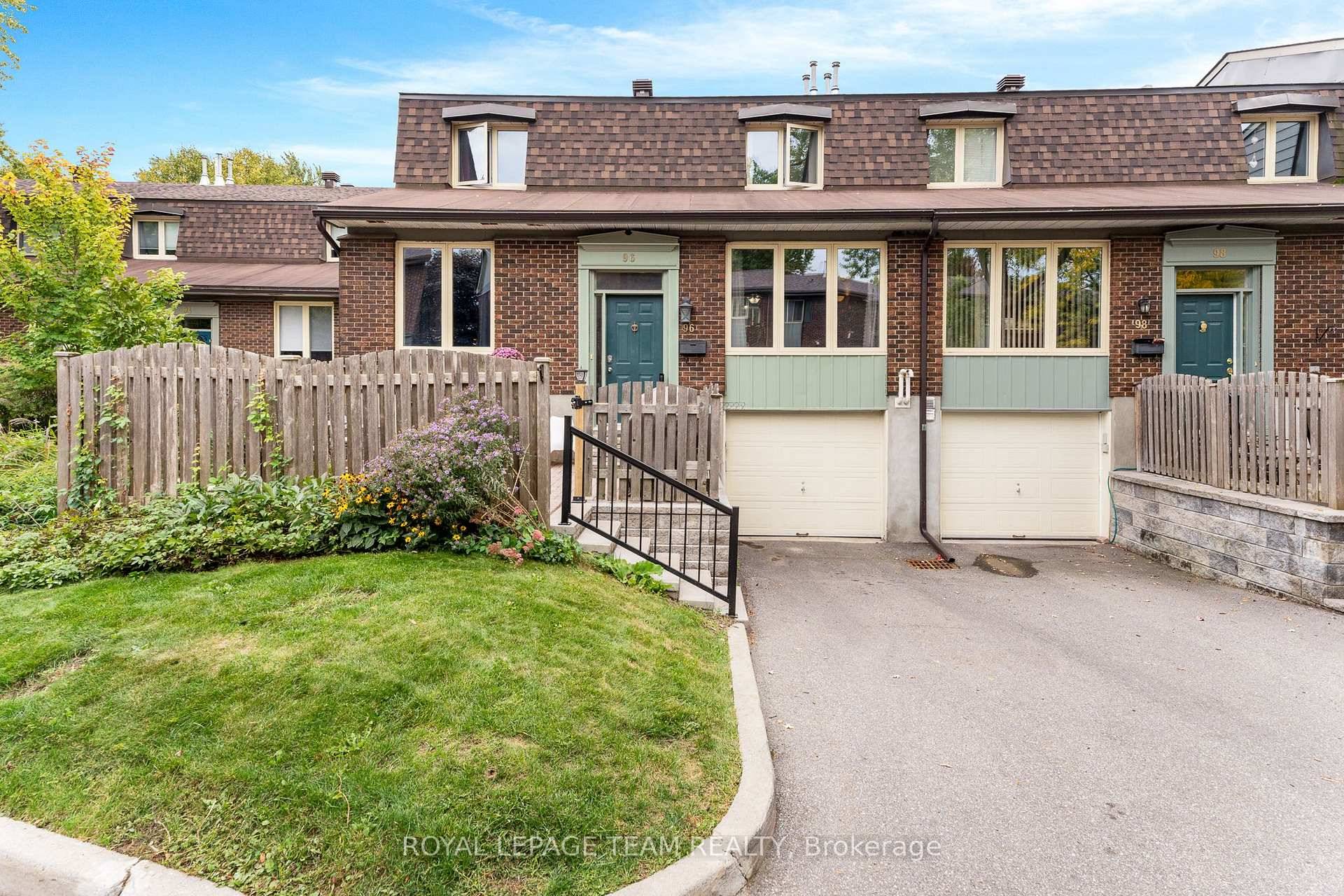 Tucked away on a quiet cul de sac, this end unit condo townhome offers beautiful views of Mooneys Bay and breathtaking sunsets.