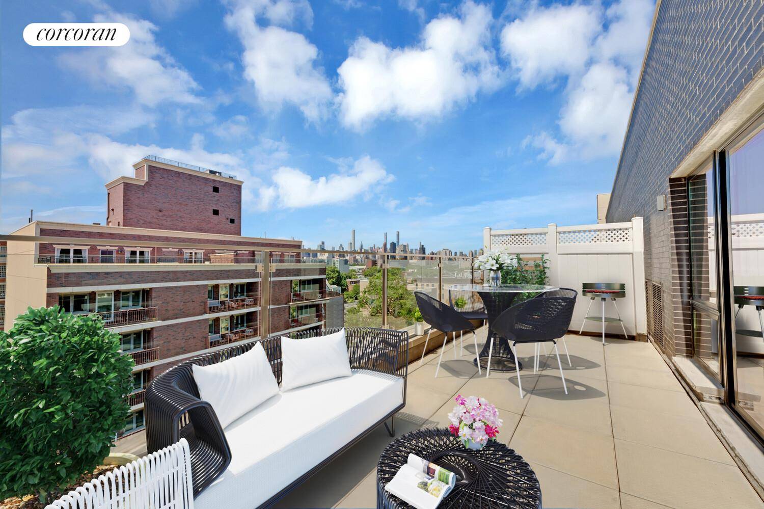 THE LOWEST MONTHLY TAX OUT THERE FOR A NEW DEVELOPMENT CORNER UNIT 1 BEDROOM WITH PRIVATE TERRACE OASIS !