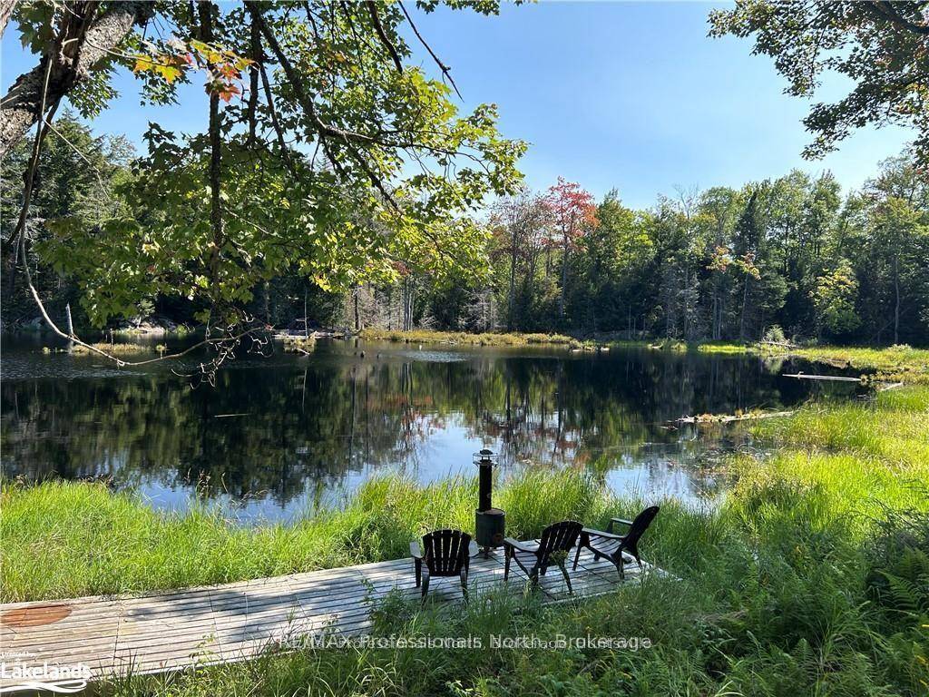 If you are looking for a beautiful piece of Muskoka solitude with ponds, a running stream with waterfalls and insulated cabin overlooking a spring fed pond you have found it ...