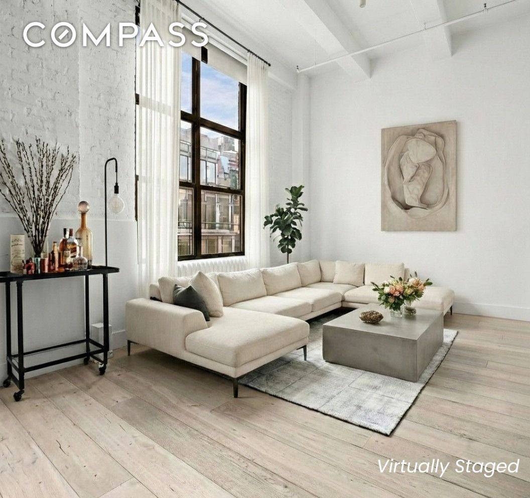 A Hudson Yards Loft of Architectural Integrity and Exceptionally Low Monthlies This striking 1, 897 square foot prewar loft condominium is a rare offering in Hudson Yards, combining authentic industrial ...