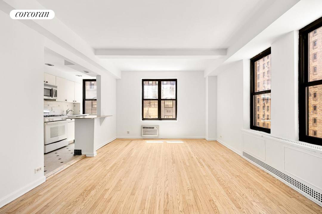 Extra large corner pre war one bedroom with Southern amp ; Western exposures located in a prime Chelsea location !