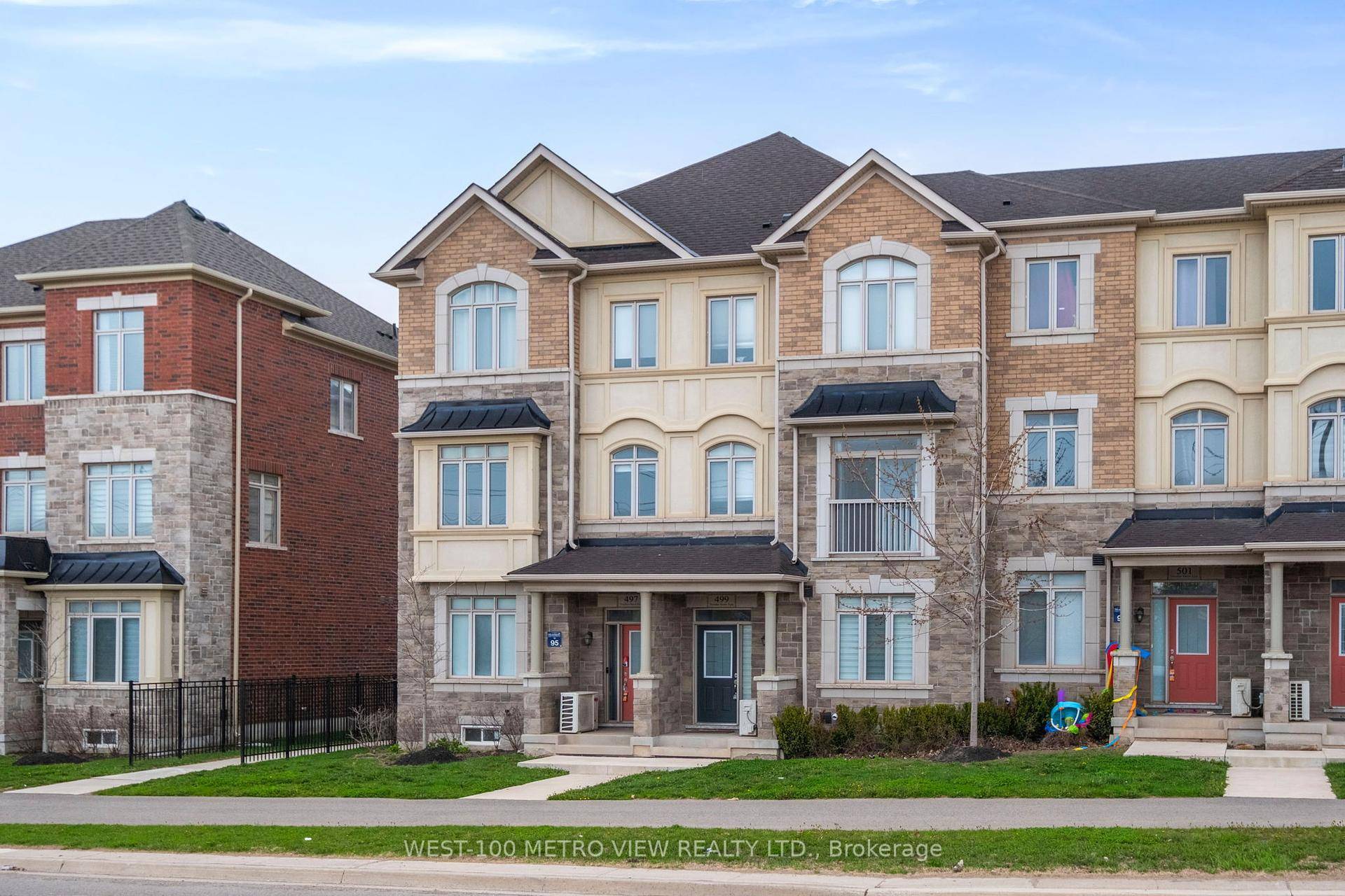 Step into luxury living with this extensively upgraded executive townhome nestled in the desirable Joshua Meadows community of North Oakville.