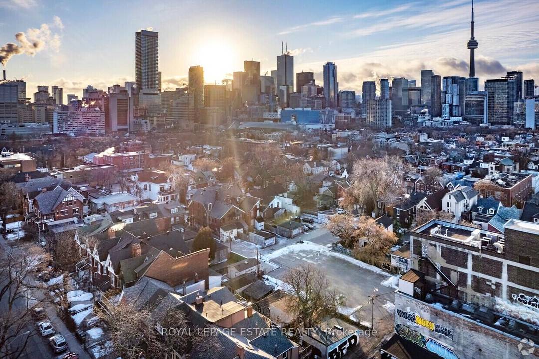 Rare downtown infill opportunity three adjoining properties assembled for future development.