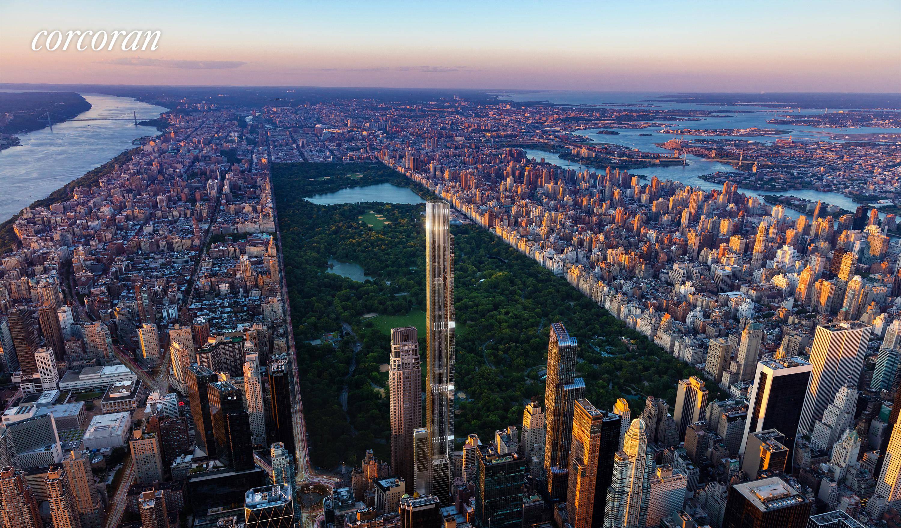 Forever views of Central Park are yours in this exquisite full floor condominium residence at Central Park Tower.