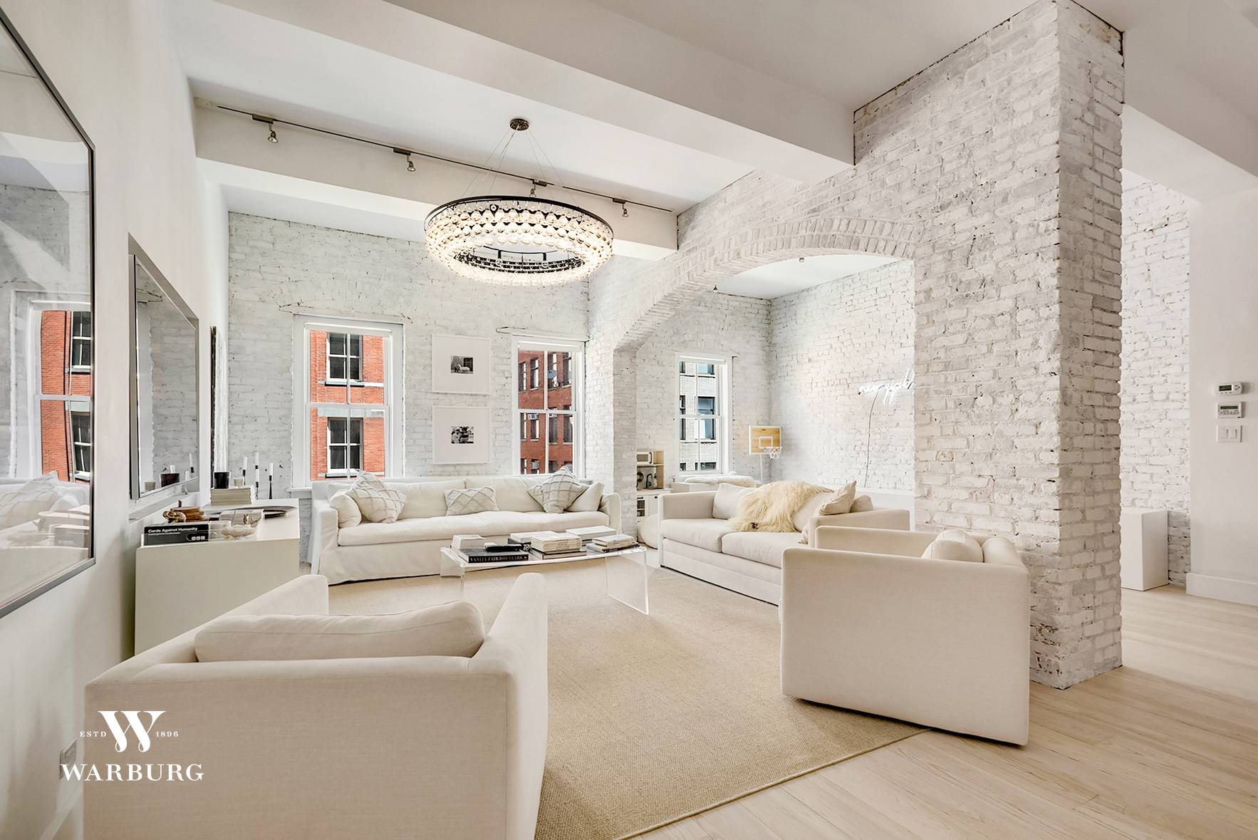 Beautifully renovated full floor loft in a boutique style loft condominium.