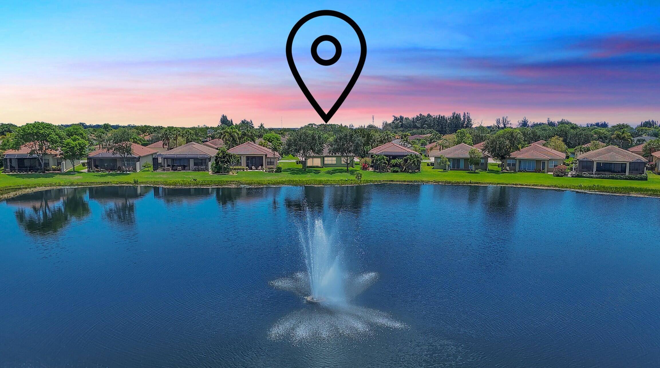 Spectacular sunsets and dramatic night time fountain display.