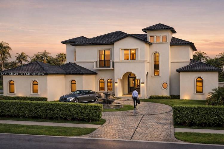 Remarkable new, 6 bdrm, 7 baths, 2 half bath luxury estate designed for grand entertaining and refined living.