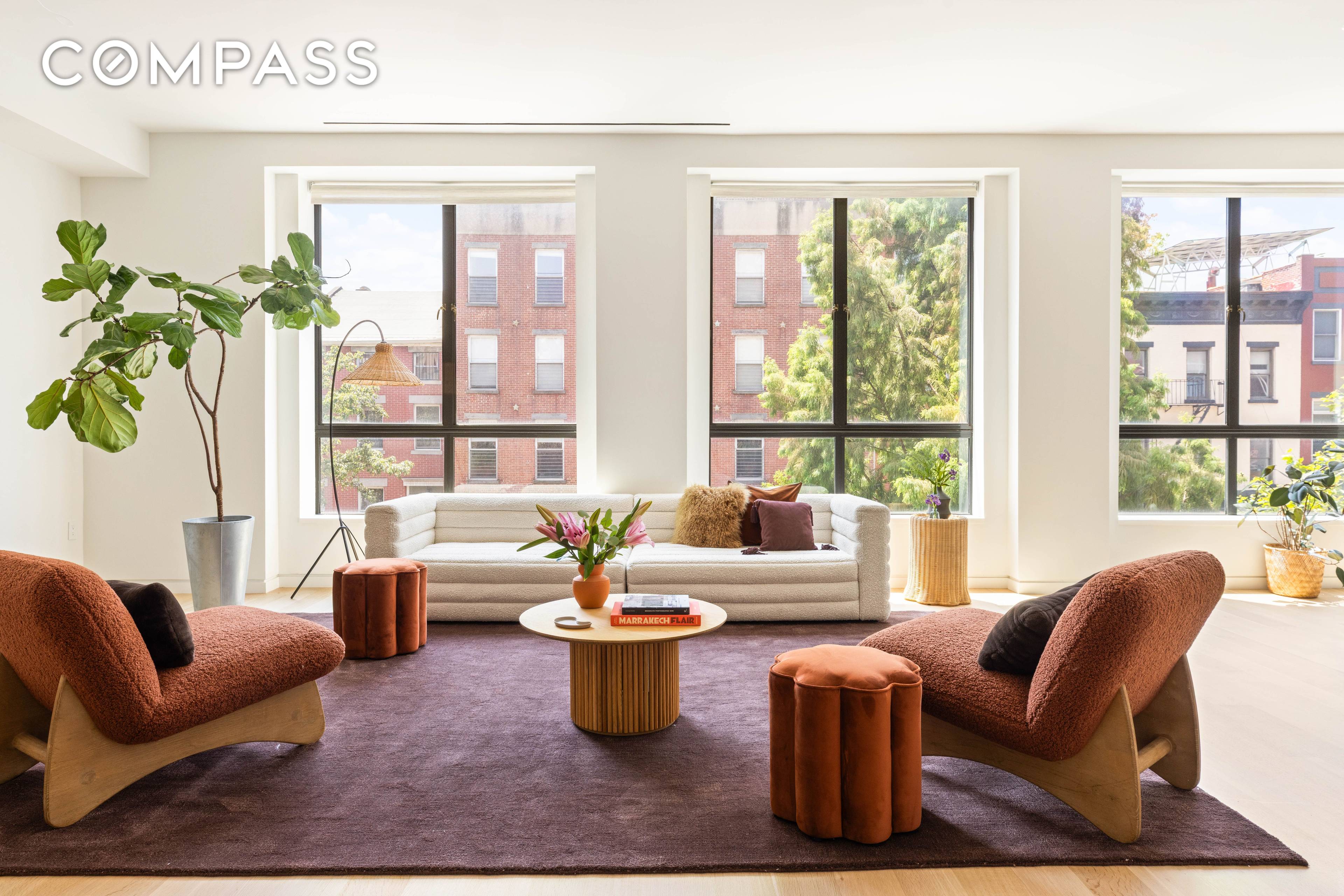 This rare, full floor condo is an expansive three bedroom, two and a half bathroom with modern design features that offer a unique combination of scale, light, and private outdoor ...