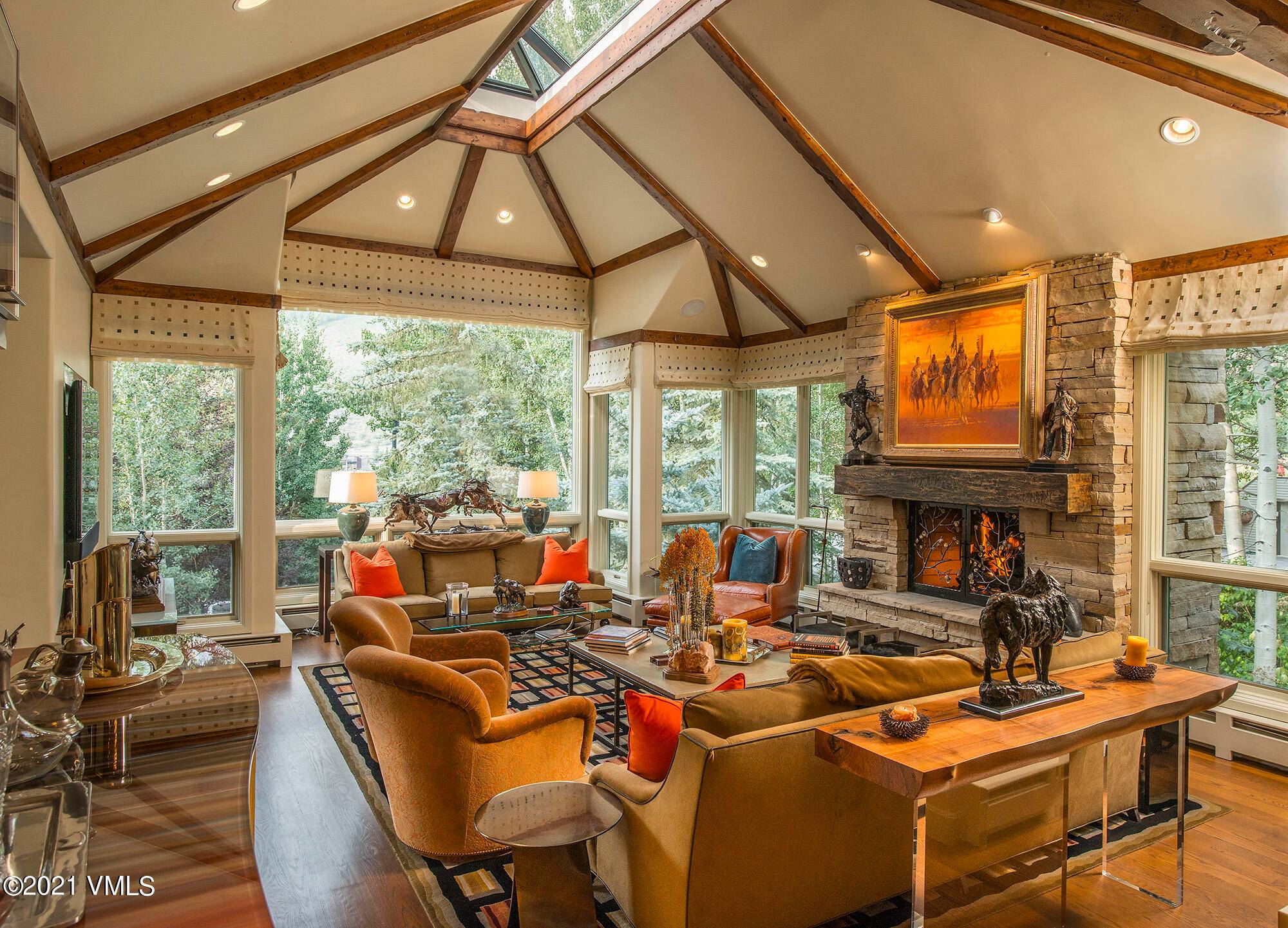 This 6 bedroom, 6 1 2 bath home has been completely remodeled and designer decorated.