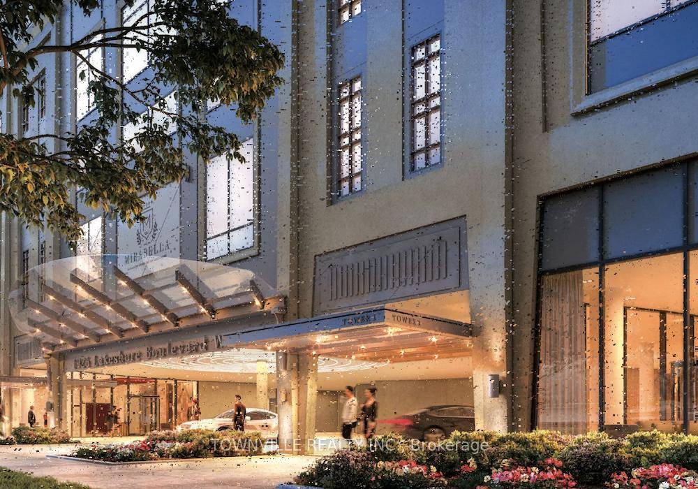 Fully Upgraded Mirabella Condo Located At Lakeshore Windermere, Walk Out To Balcony With Breathtaking View Of Lake And City Side.