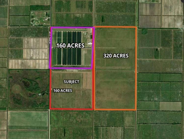 Discover a remarkable chance to own 320 acres of agricultural land in the Vero Beach, located on 150th Avenue.