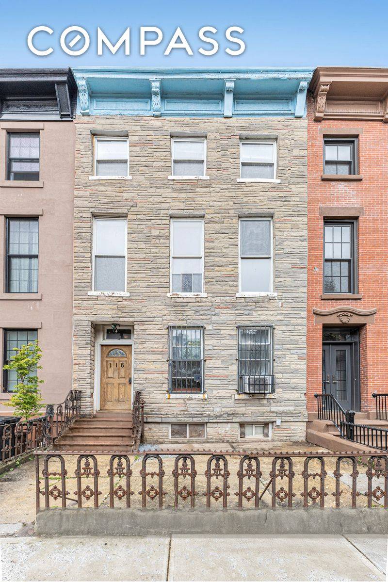116 Ryerson Street Legal Three Family Brick Townhouse in Clinton Hill Located on a quiet, tree lined street in the heart of Clinton Hill, 116 Ryerson Street is a legal ...