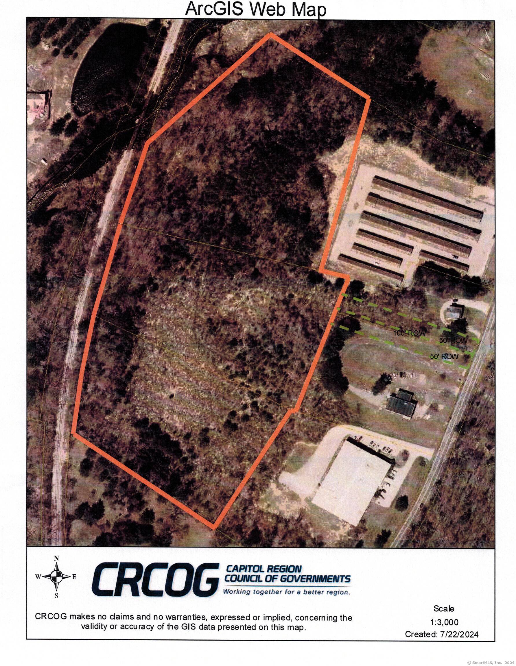 18. 8 Acres Commercial Industrial Land Abutts VT Railroad Line.