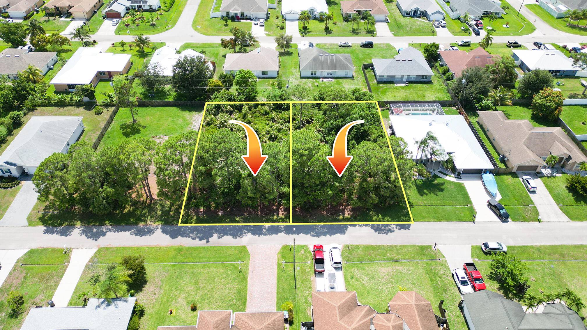 TWO LOTS SIDE BY SIDE ! !