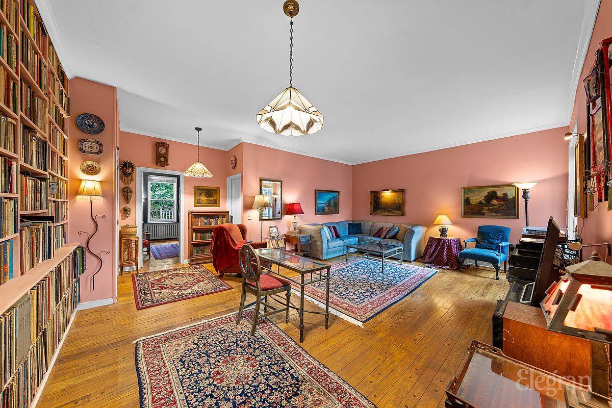 Old world charm inspires a peaceful refuge in this Riverside Drive gem.
