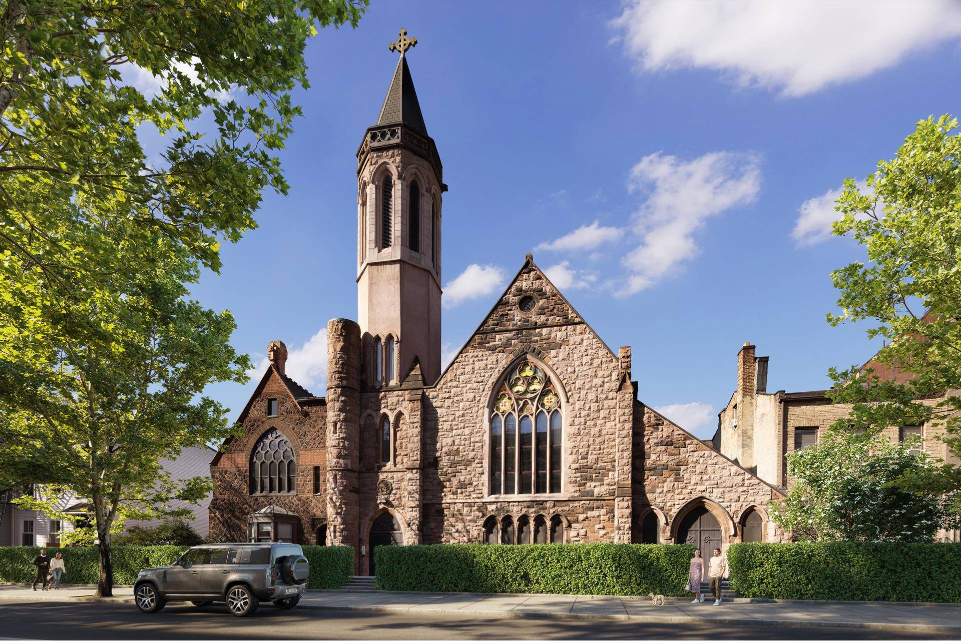 The Abbey at 232 Adelphi Street is a masterful blend of Brooklyn heritage and modern luxury.