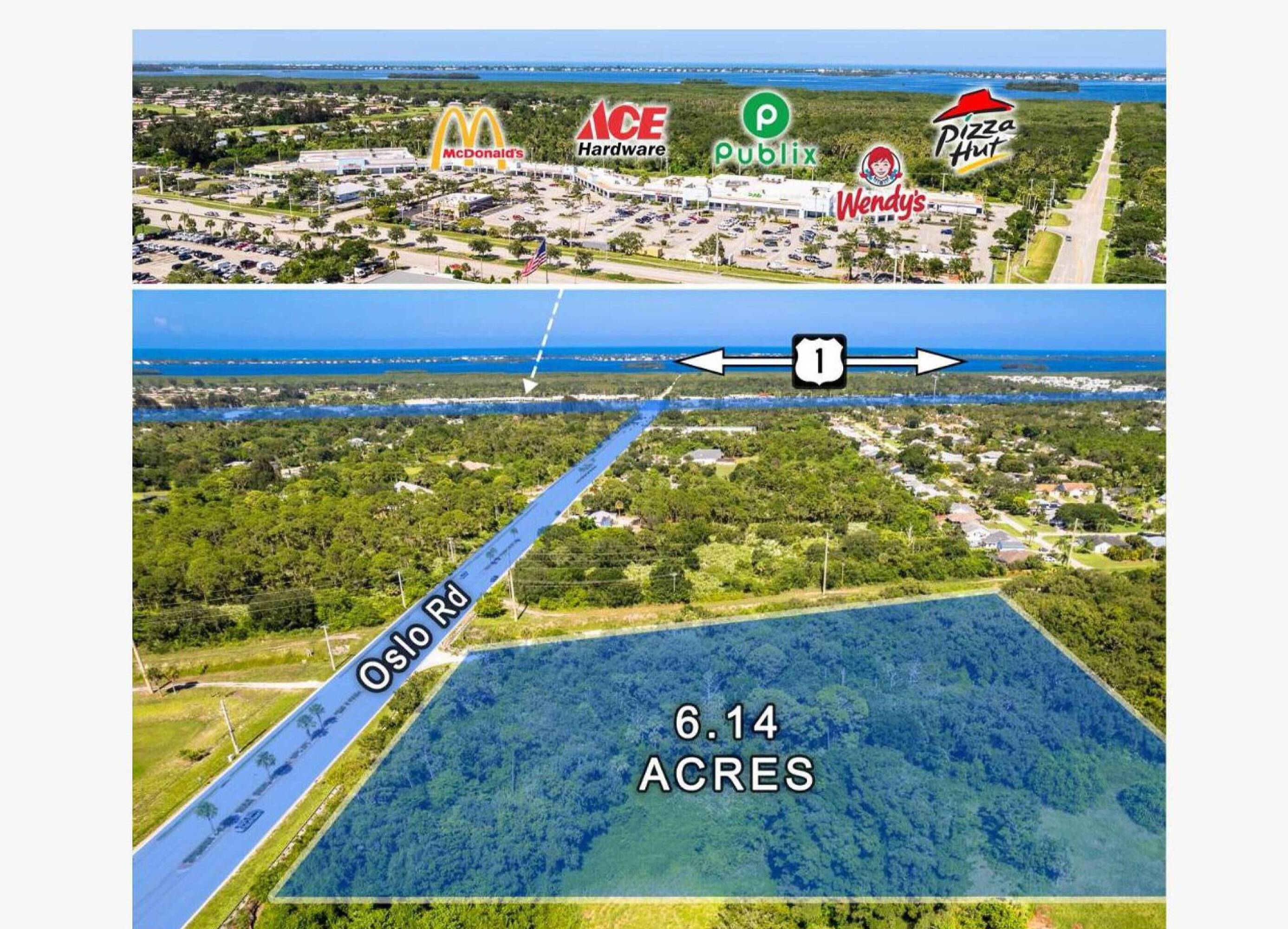 Positioned directly along Oslo Road.