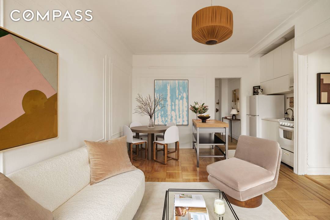 It s Paris in Brooklyn ! This one bedroom Clinton Hill co op is practically calling your name.
