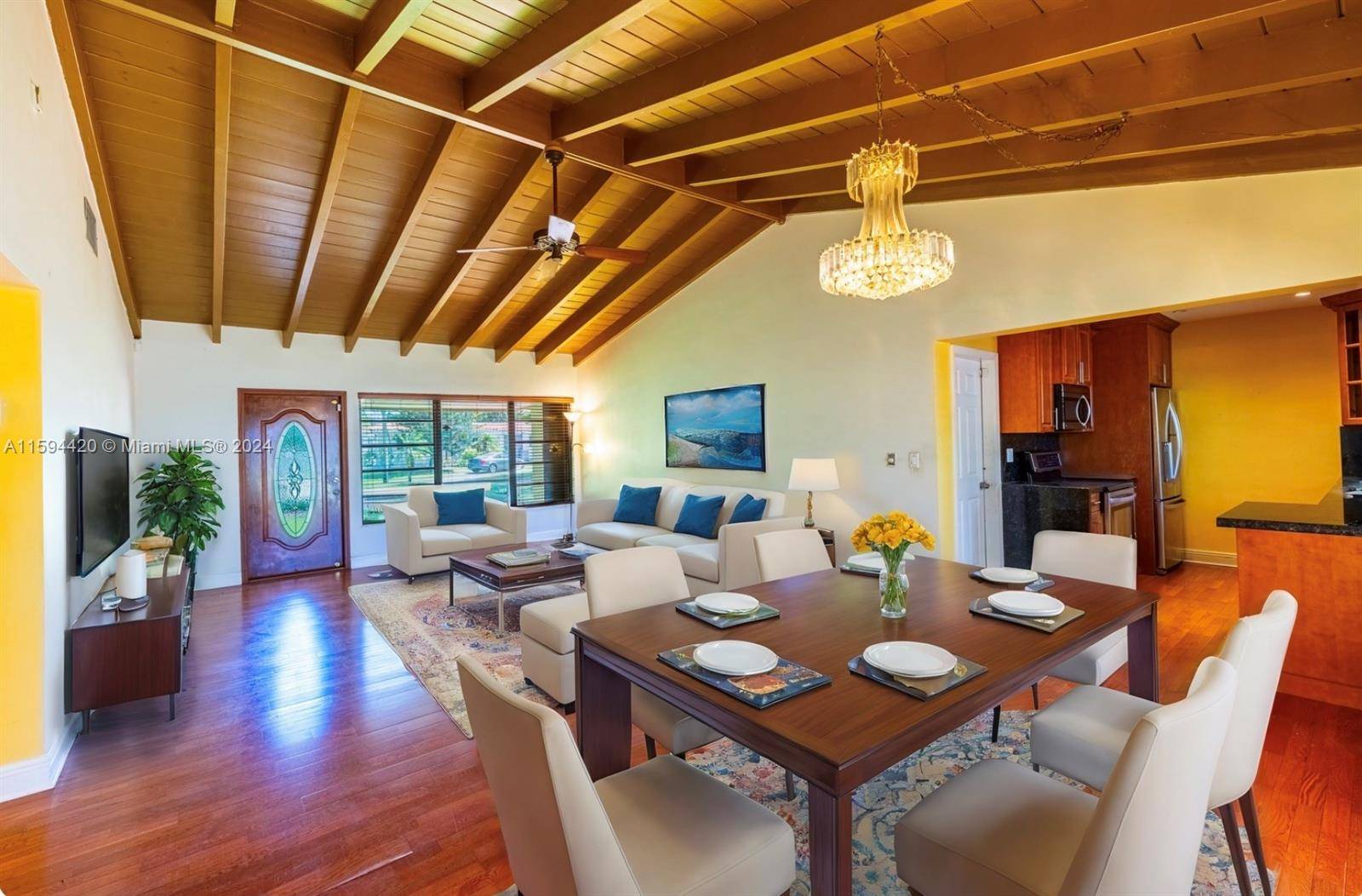 Nestled in the prestigious neighborhood of El Portal, this single family home 3 bedrooms, and 2 upgraded bathrooms, with engineered wood floors throughout.