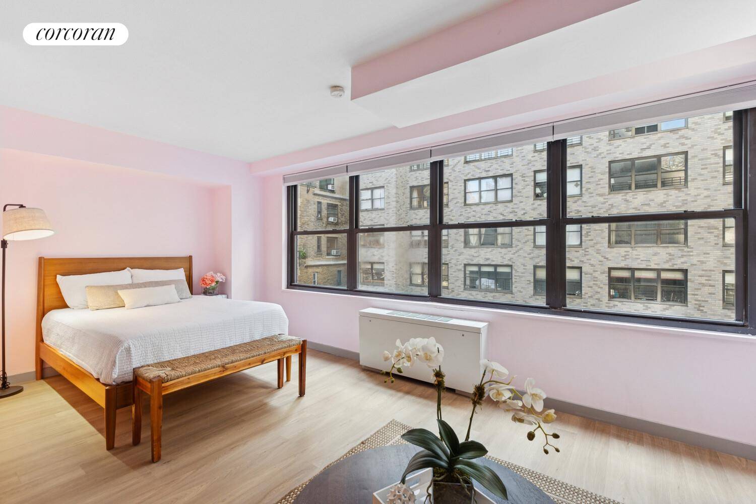 Huge, renovated alcove studio in full service doorman co op where the low monthly maintenance includes utilities, even electricity and air conditioning !