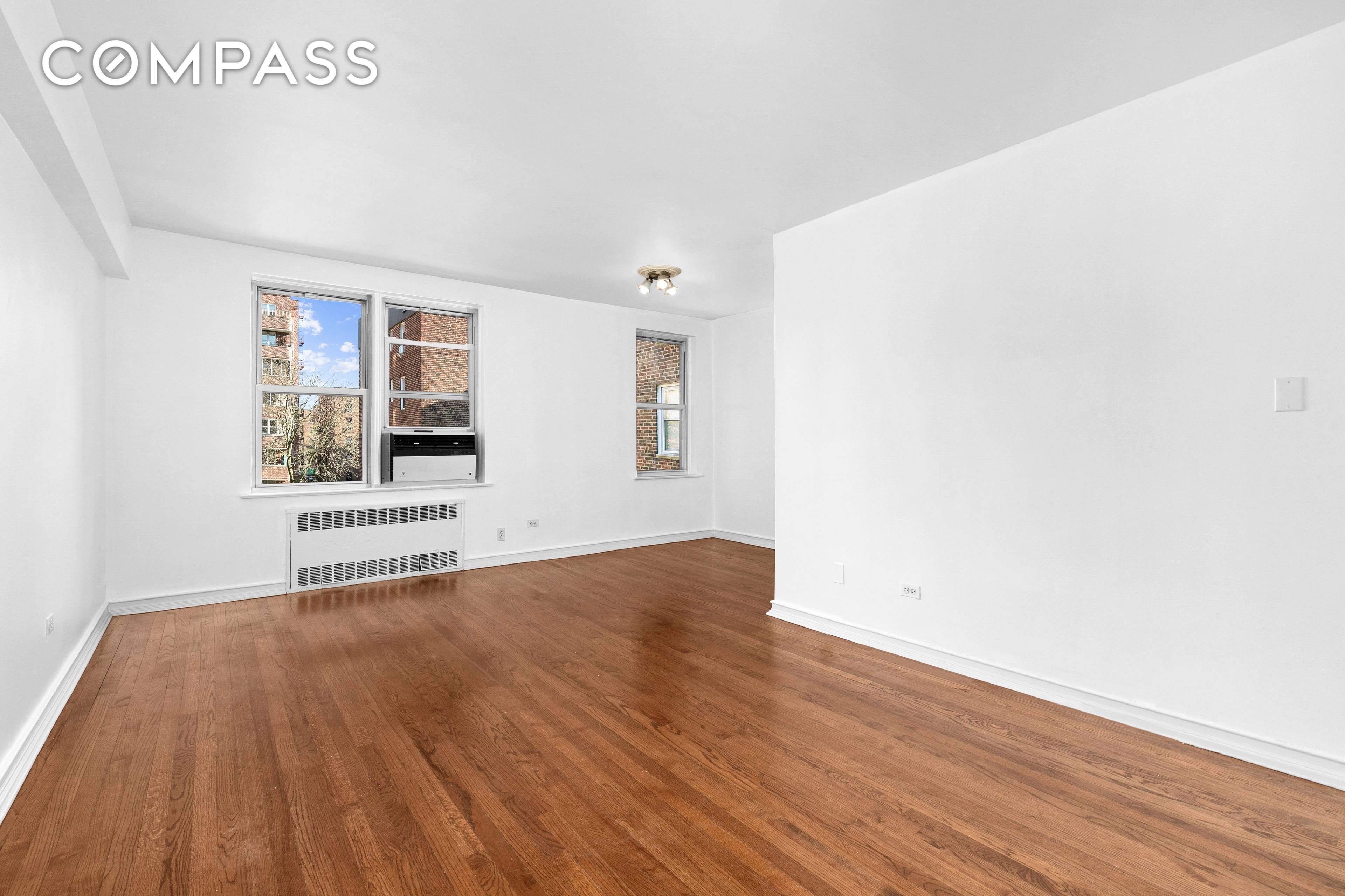 Remarkable 3 bedroom with renovated kitchen and bath.