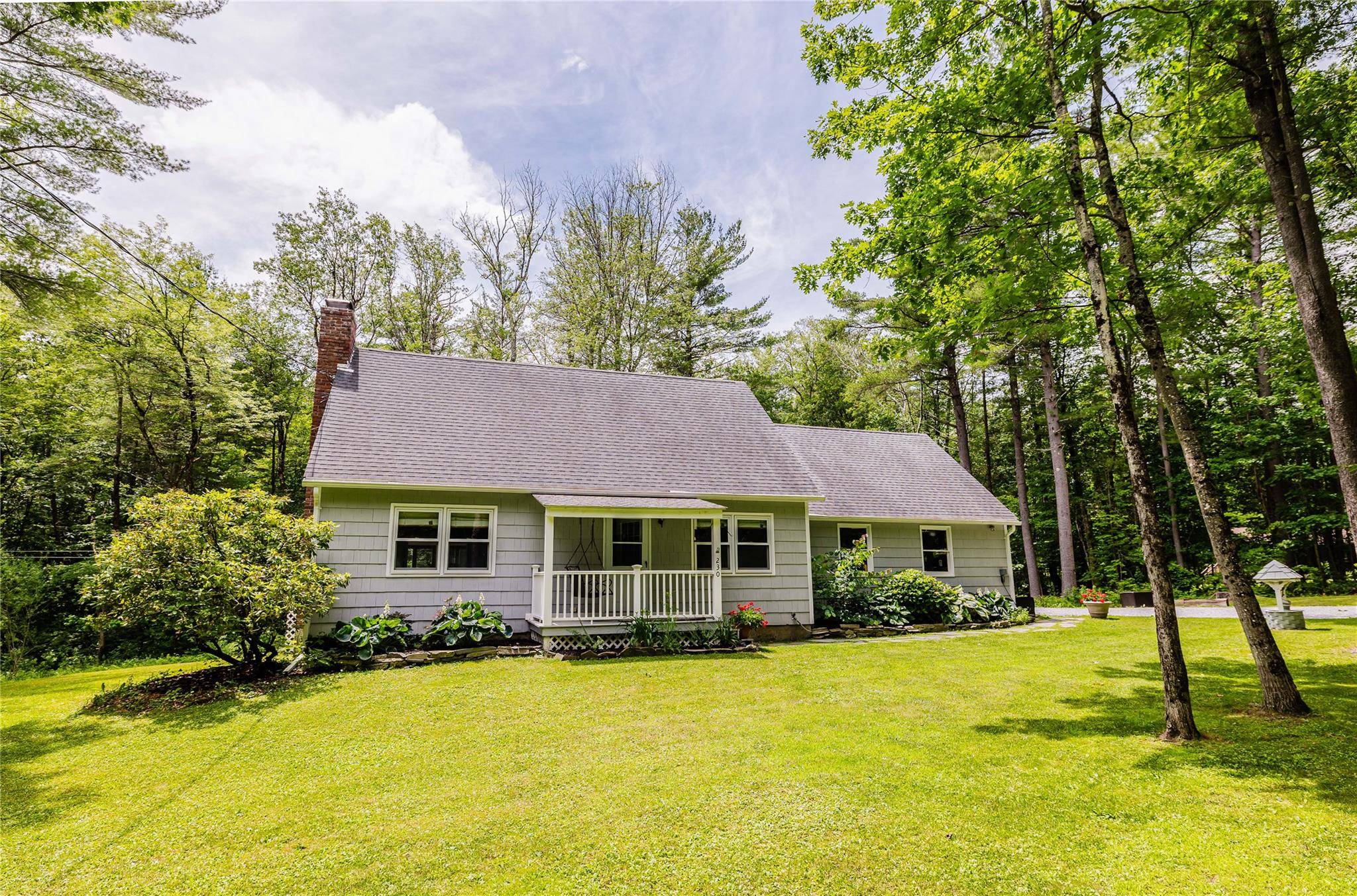 Welcome to Sugarwood Homestead, an adorable Cape style home tucked away on 2 quiet acres on the backroads of Austerlitz near 4, 000 protected acres of Beebe Hill and Harvey ...