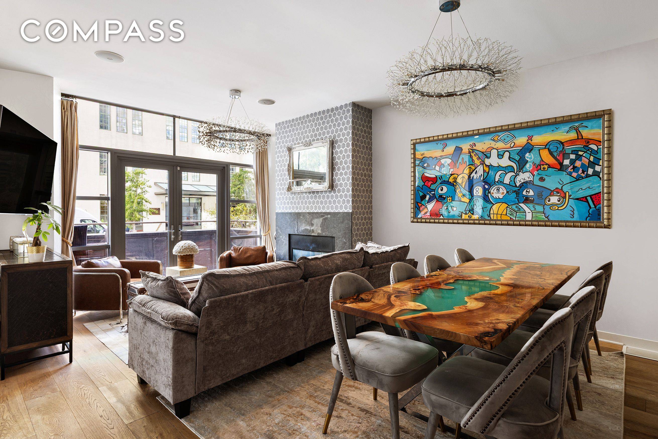 Introducing Townhouse B at 1 Northside Piers, a 2, 651 square foot, four level home with 350 sq.
