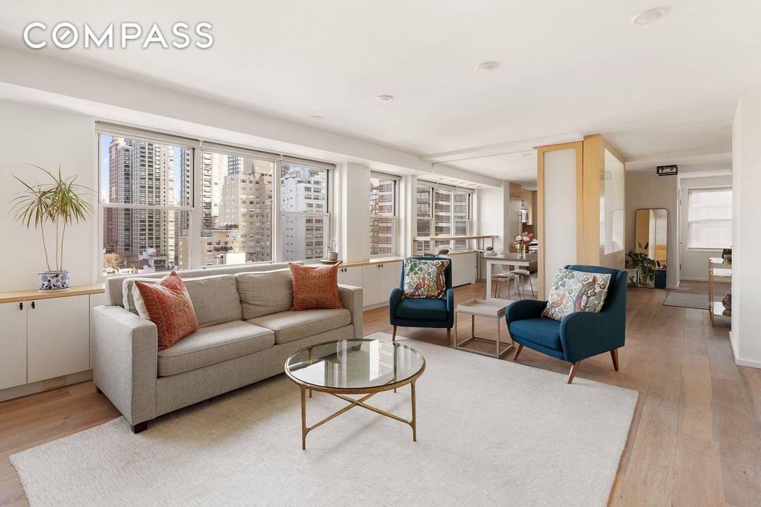 Welcome to this thoughtfully designed and impeccably renovated 1 bedroom, 1.