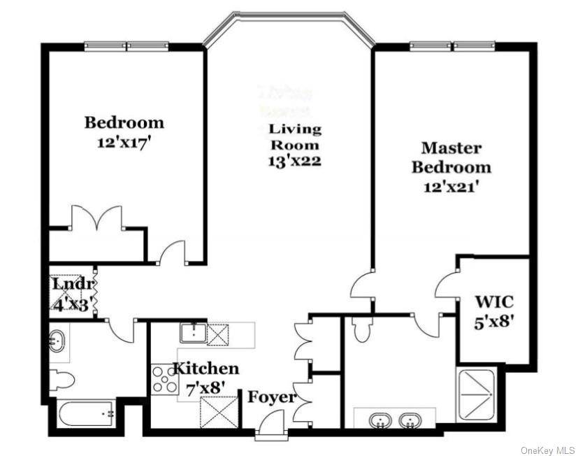 Fully furnished 2 bedroom and 2 bath apartment centrally located in Downtown Rye.