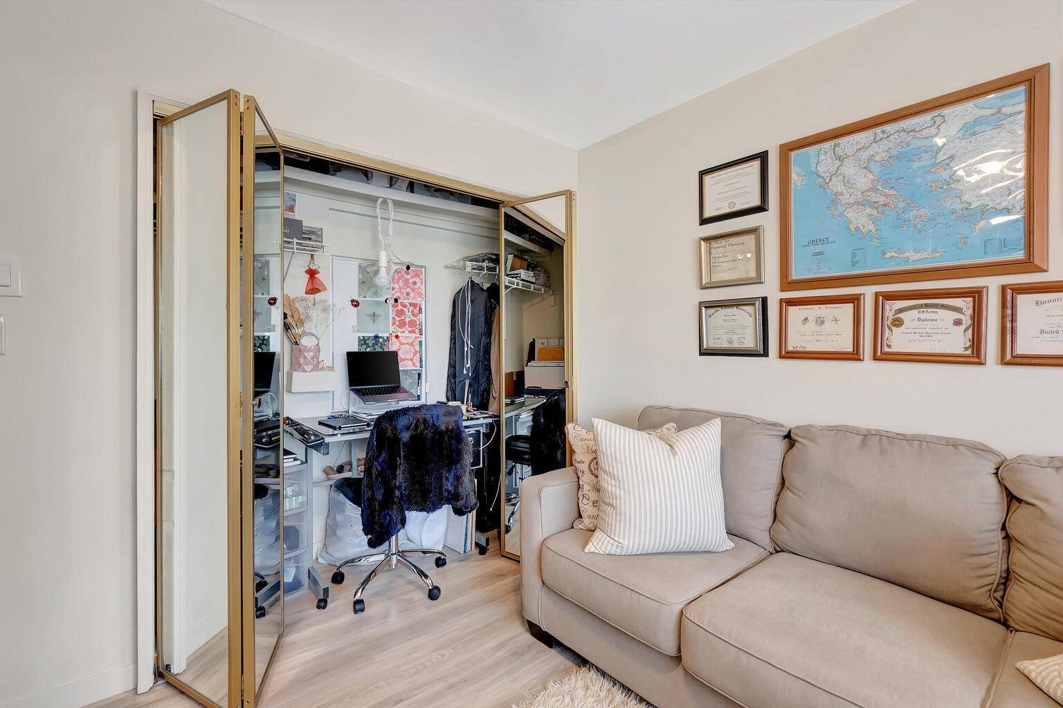 Wonderful 2 2 corner unit condo in the heart of Boca within Boca city limits.