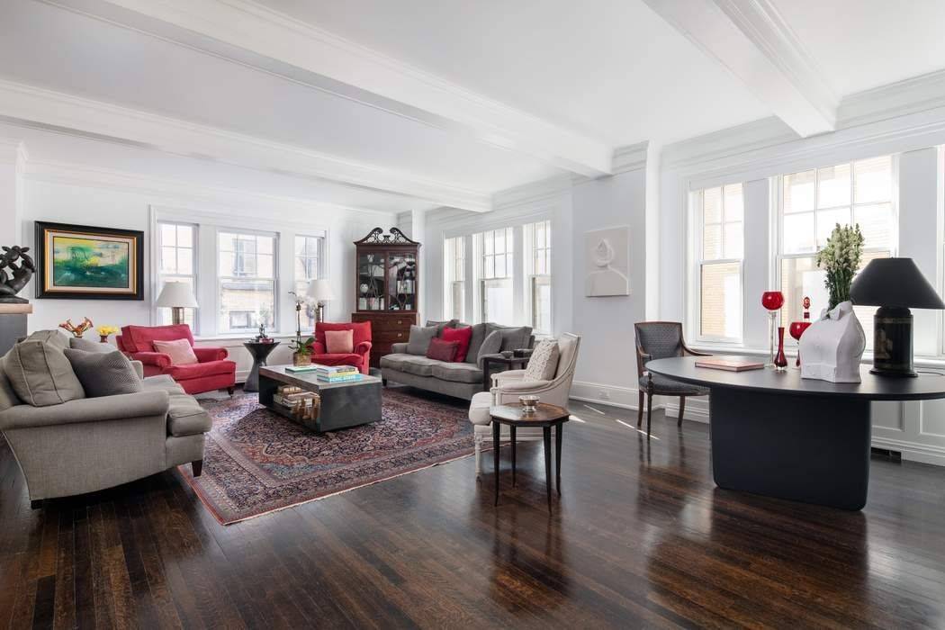 Elegant Living at 12F, 444 East 57th Street Step into timeless luxury with this impeccably maintained four bedroom, four and a half bath home.
