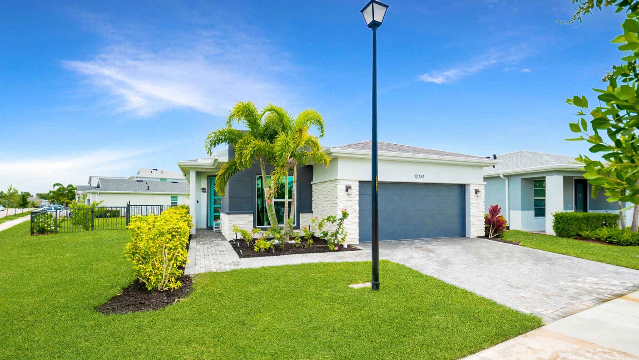 Emery at Tradition ! Almost new 2 2 2 with Flex Room easy 3rd bedroom home is ready now !