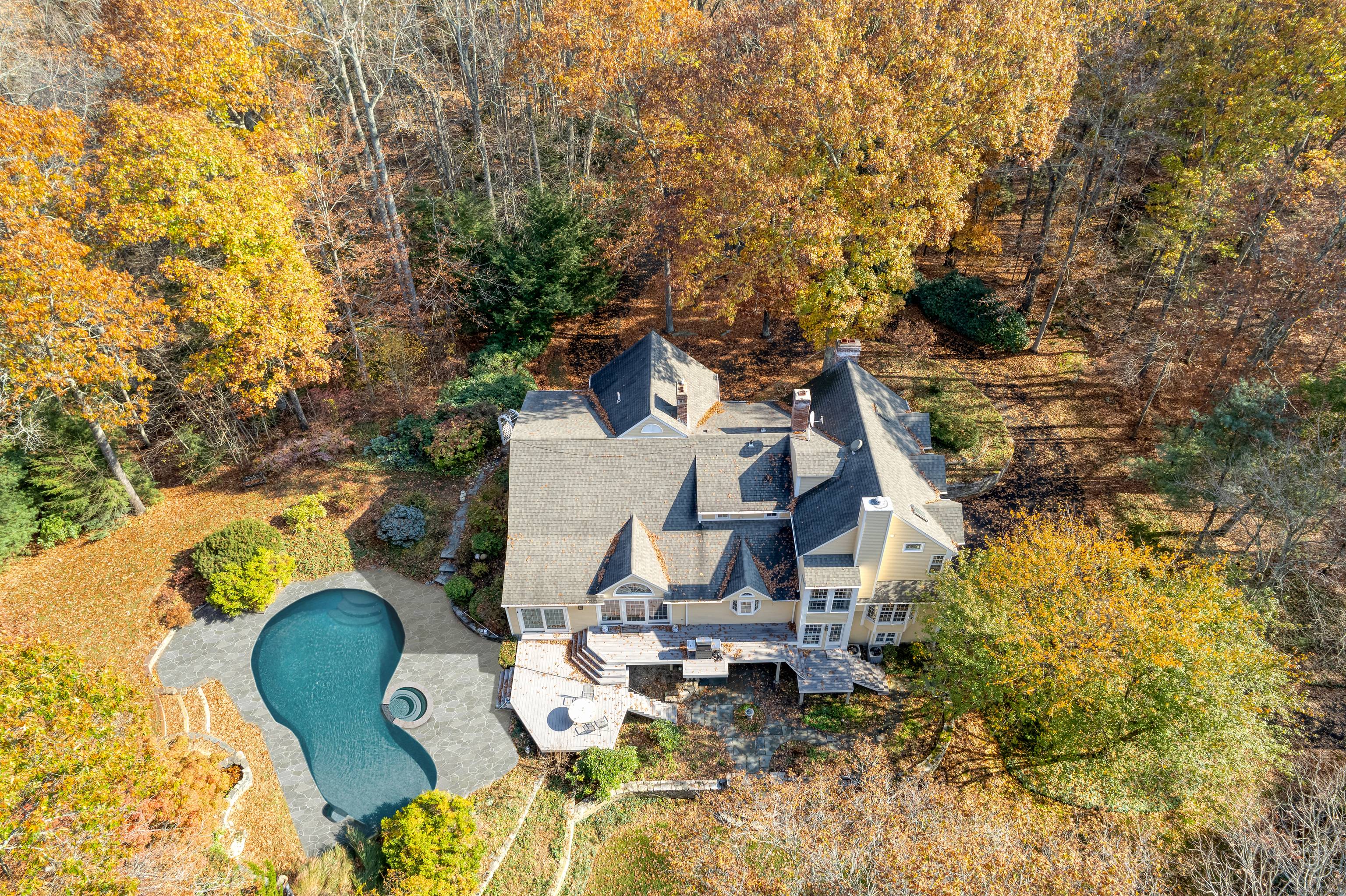 This private estate is a rare sanctuary of refinement and serenity, nestled at the end of a long drive and abutting preserved conservation land with direct access to hiking and ...